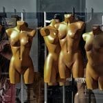 Naked mannequins