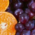 Grapes and oranges
